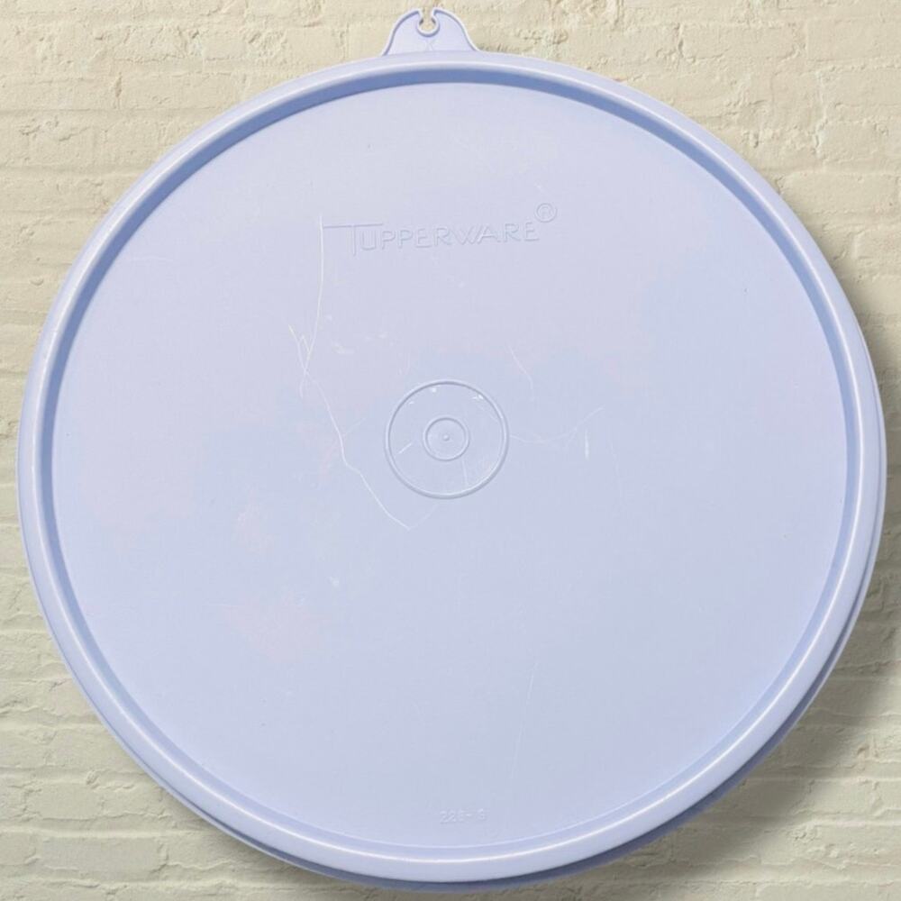 Tupperware 228 Replacement Lid Seal X Tab 235 Wonderlier Lavender Purple 7" VTG